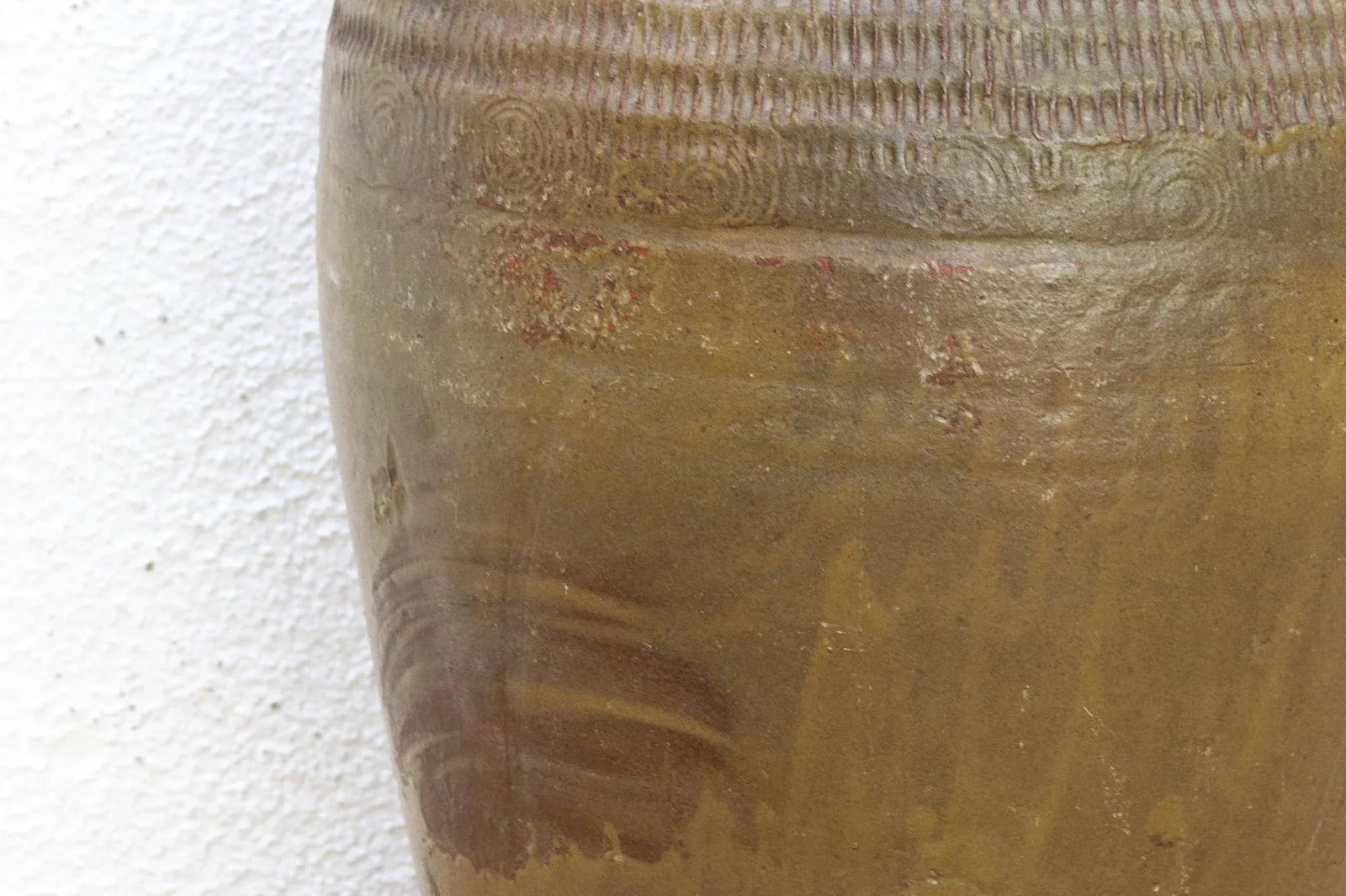 Tall Antique Provincial Stoneware Pot - 6