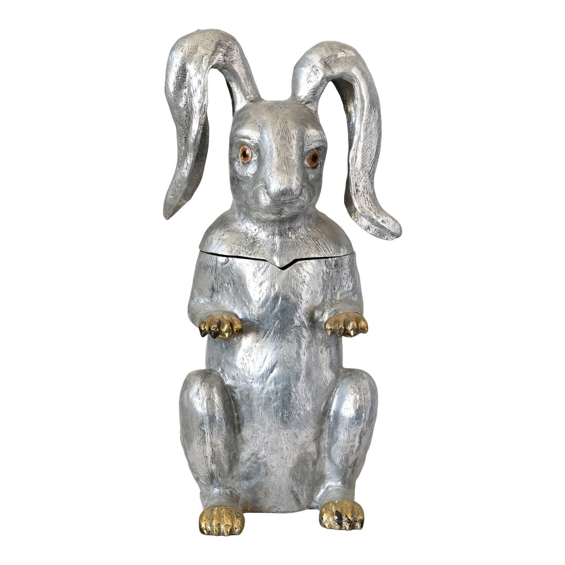 Arthur Court "Hare Raising" Ice Bucket "” Signed & Dated 1976 (1 of 7)