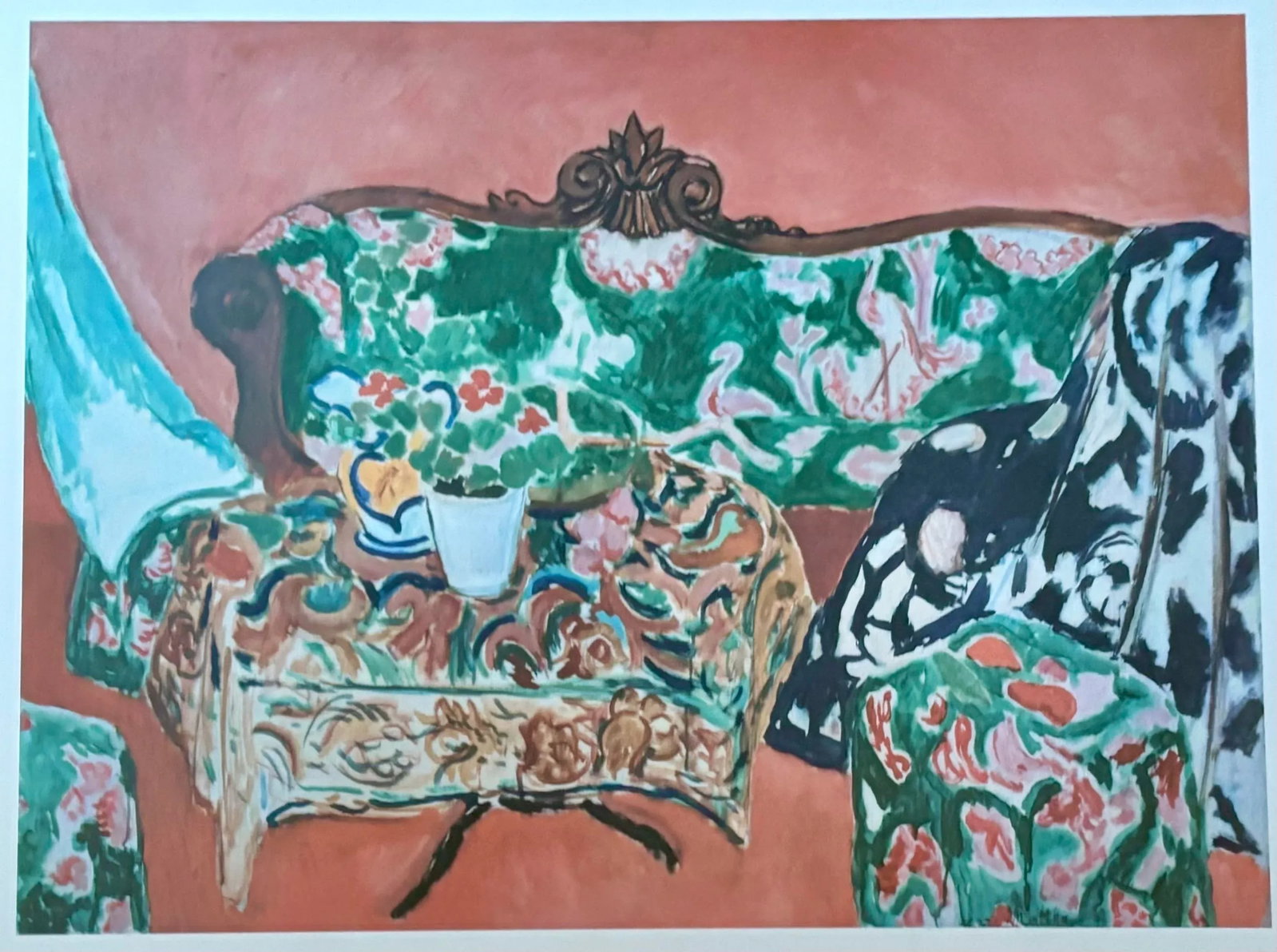 Henri Matisse 2005 Lithograph Print Framed Original Museum Exhibition Poster "Seville Still Life" 19 - 4
