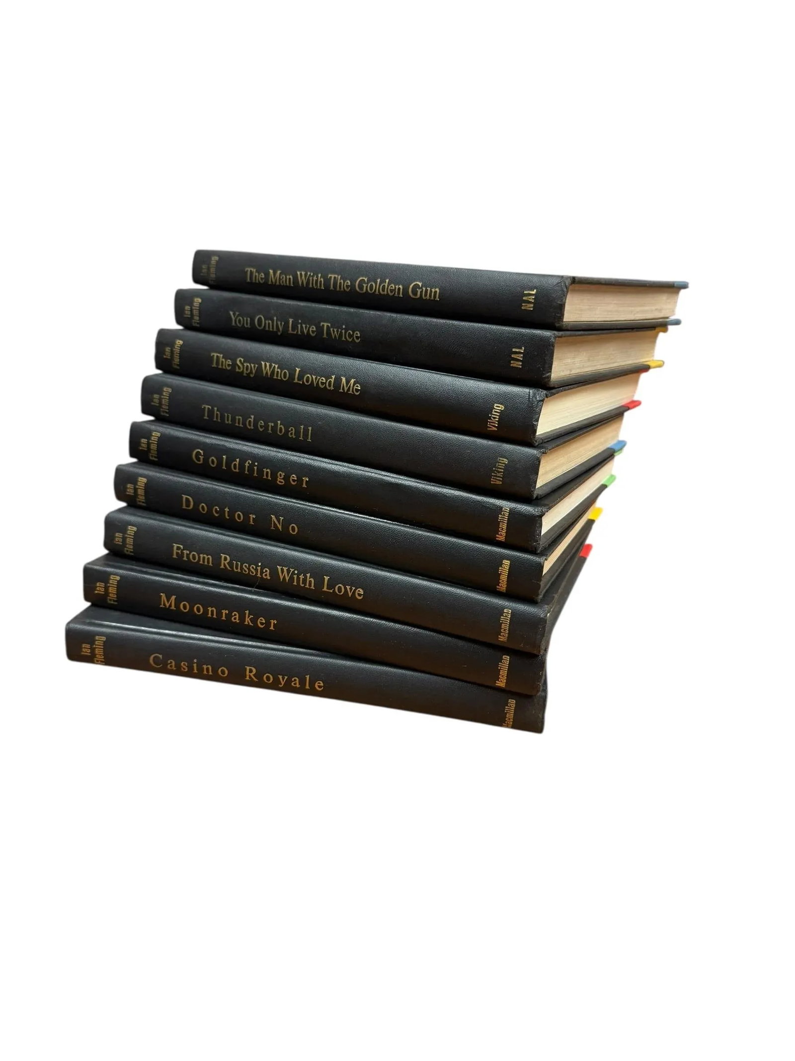 1950s Complete Set of 9 James Bond Hardcover Books by Ian Fleming - 2