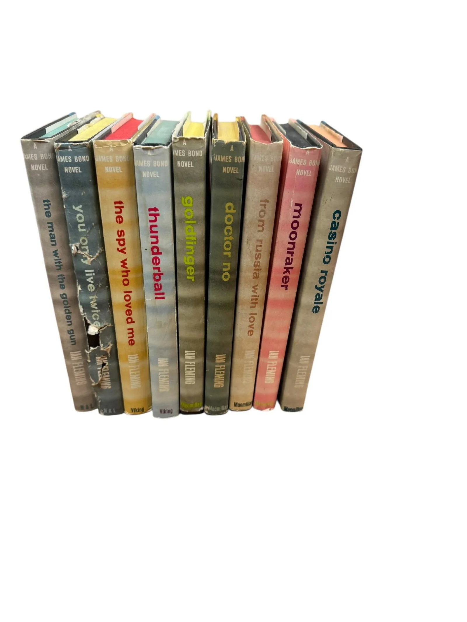 1950s Complete Set of 9 James Bond Hardcover Books by Ian Fleming - 5