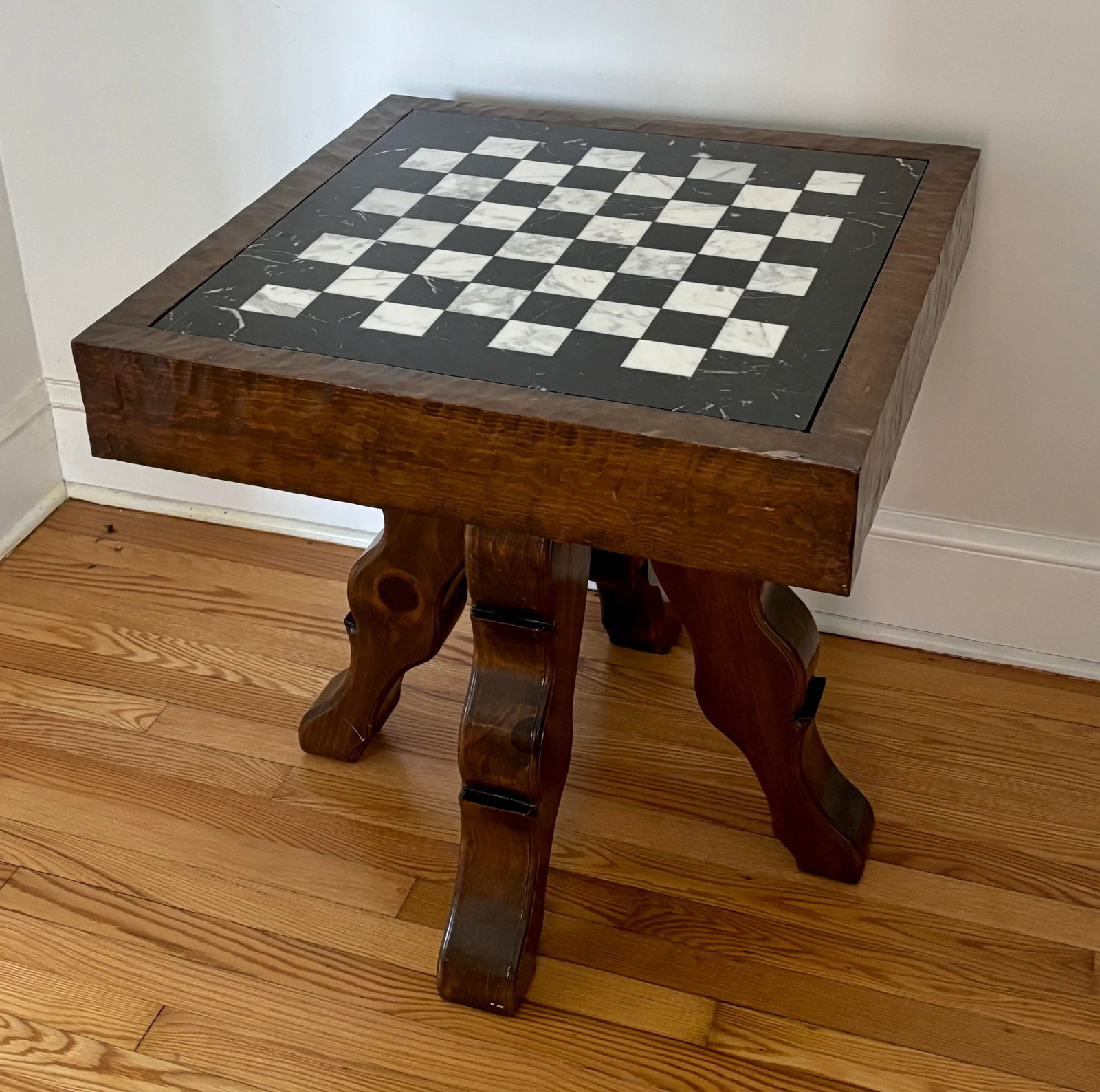 20th Century Italian Chess Game Table, Custom Made - 4