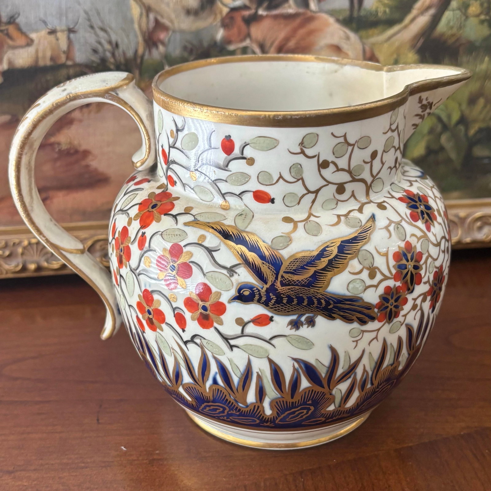 19th Century Imari Style Ironstone Pitcher - 11