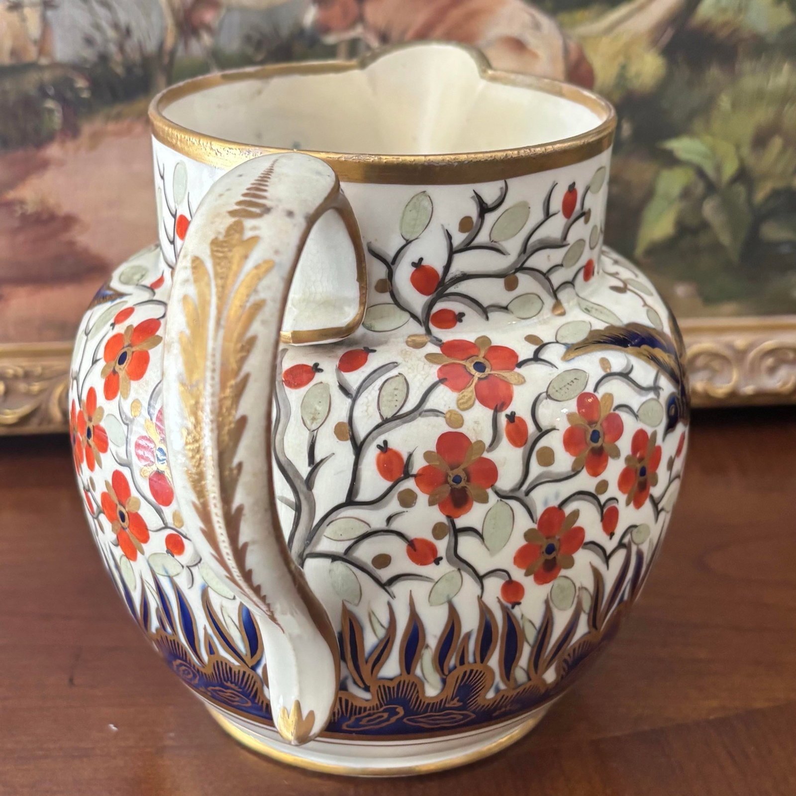 19th Century Imari Style Ironstone Pitcher - 4