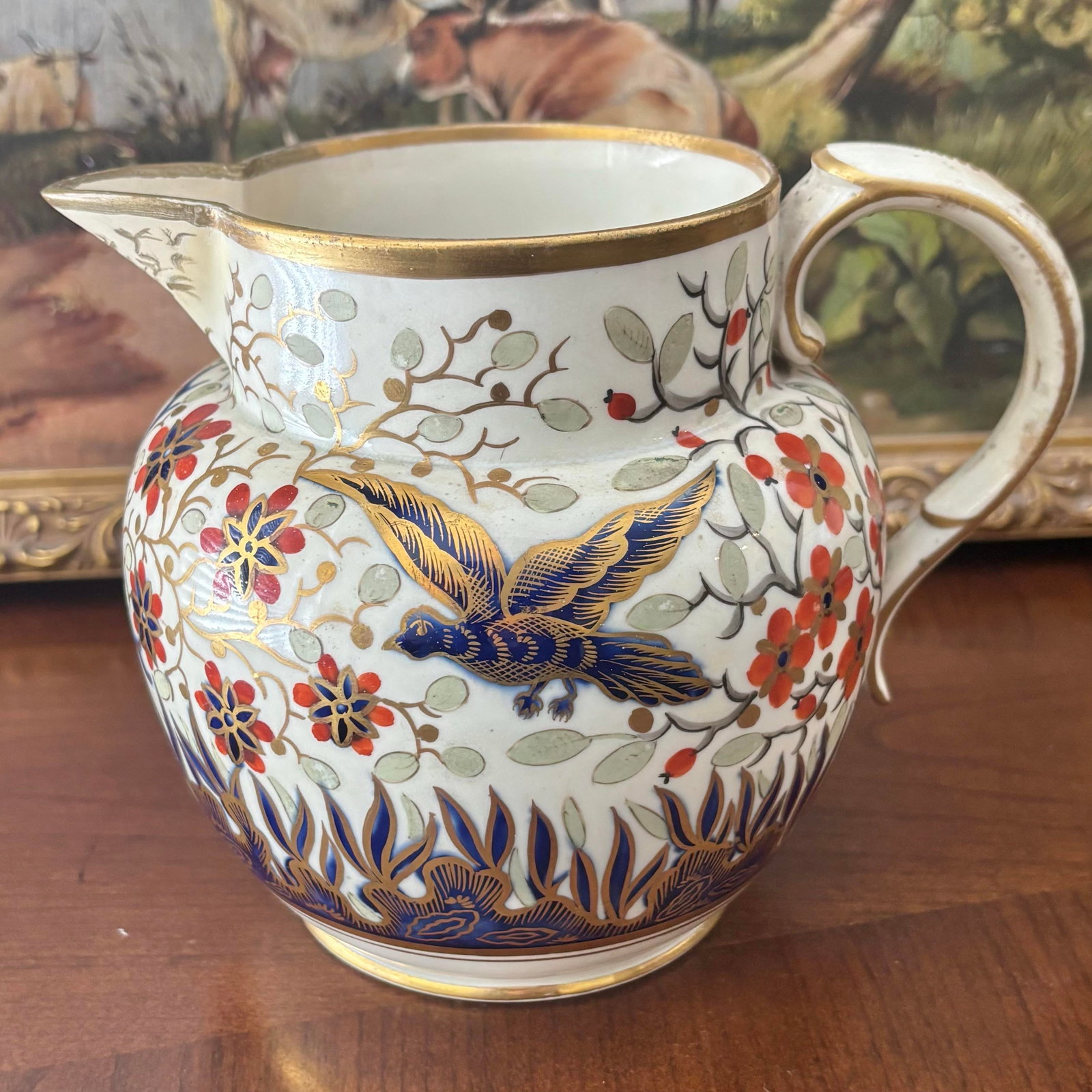 19th Century Imari Style Ironstone Pitcher - 6