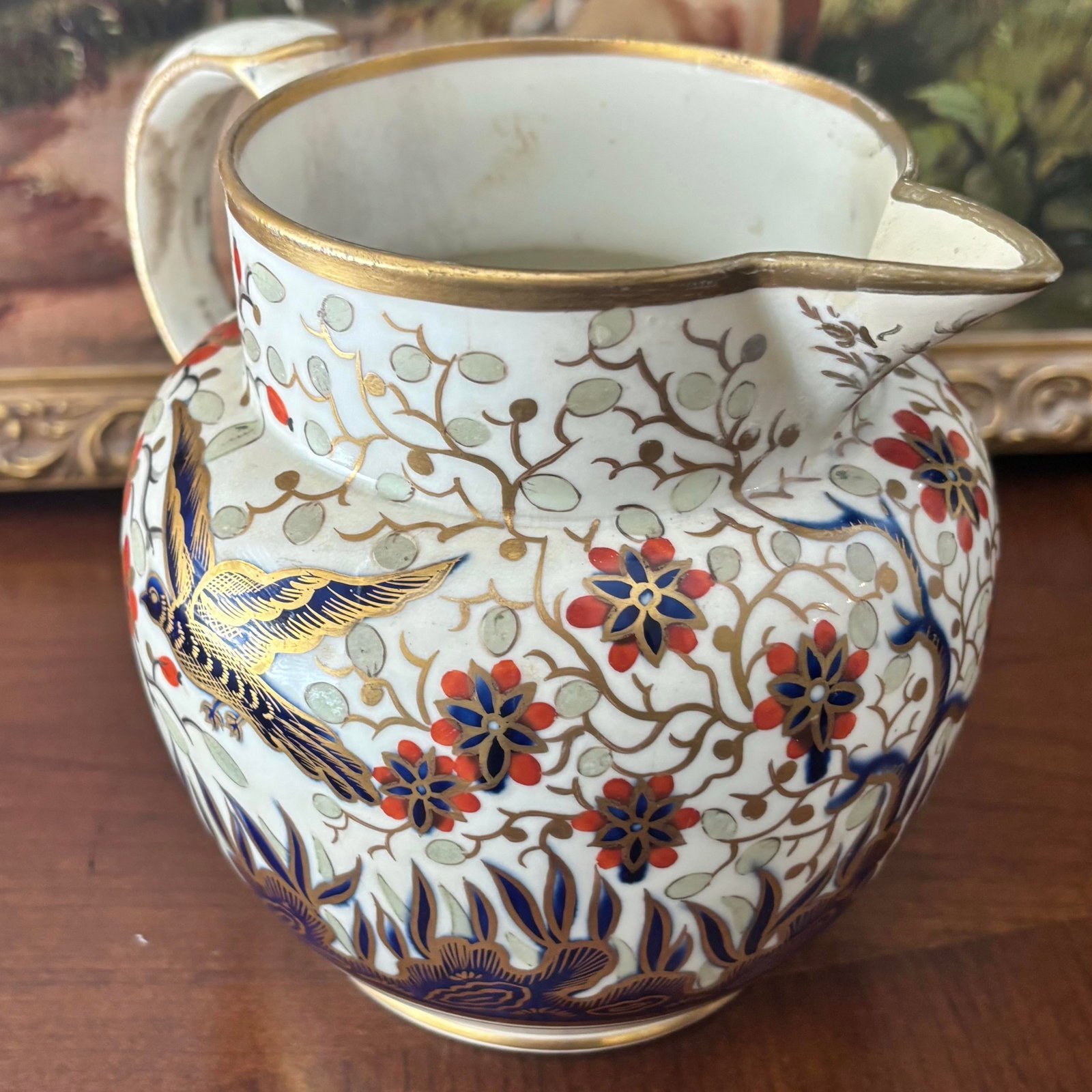 19th Century Imari Style Ironstone Pitcher - 8