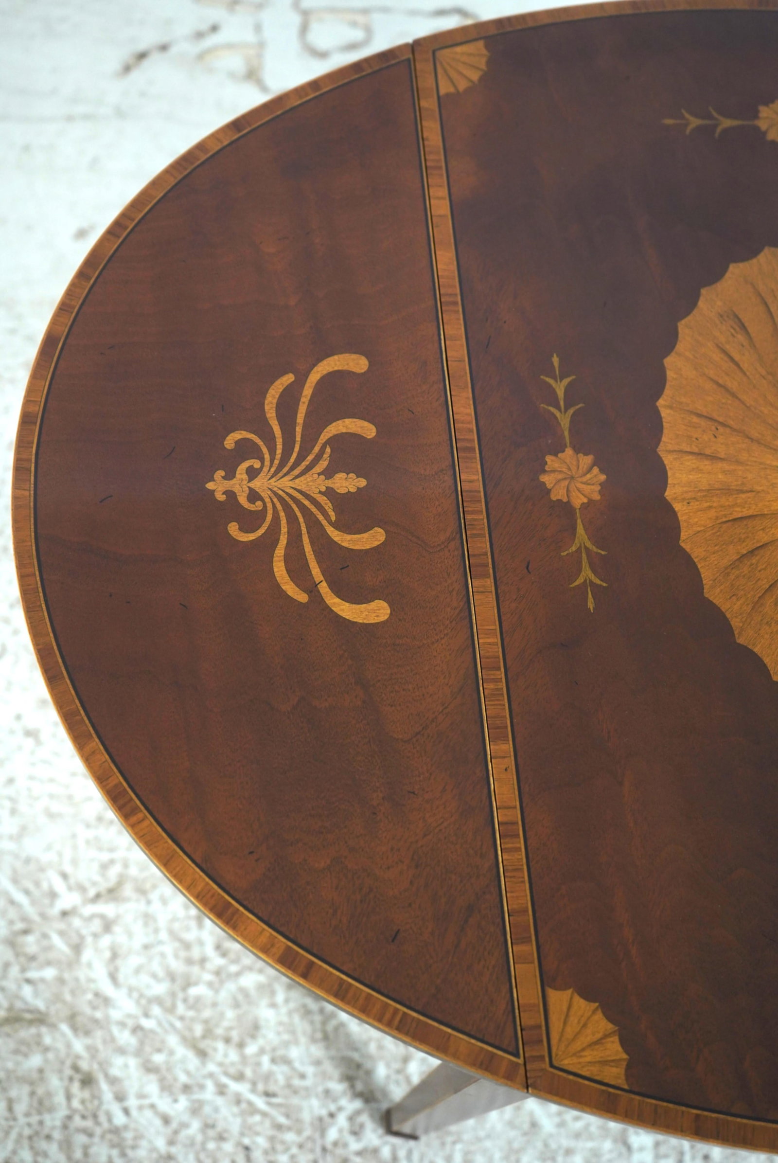 Pair of Baker George III Mahogany Pembroke Drop Side Tables - 14
