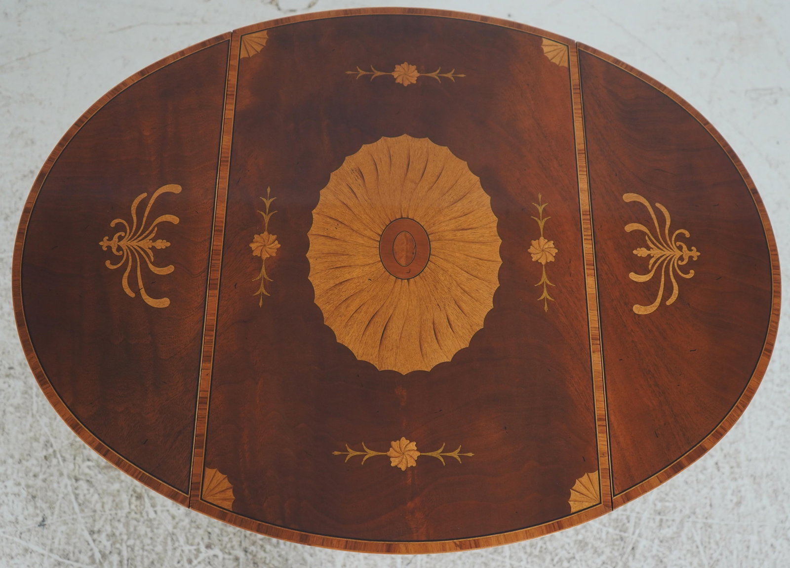 Pair of Baker George III Mahogany Pembroke Drop Side Tables - 8
