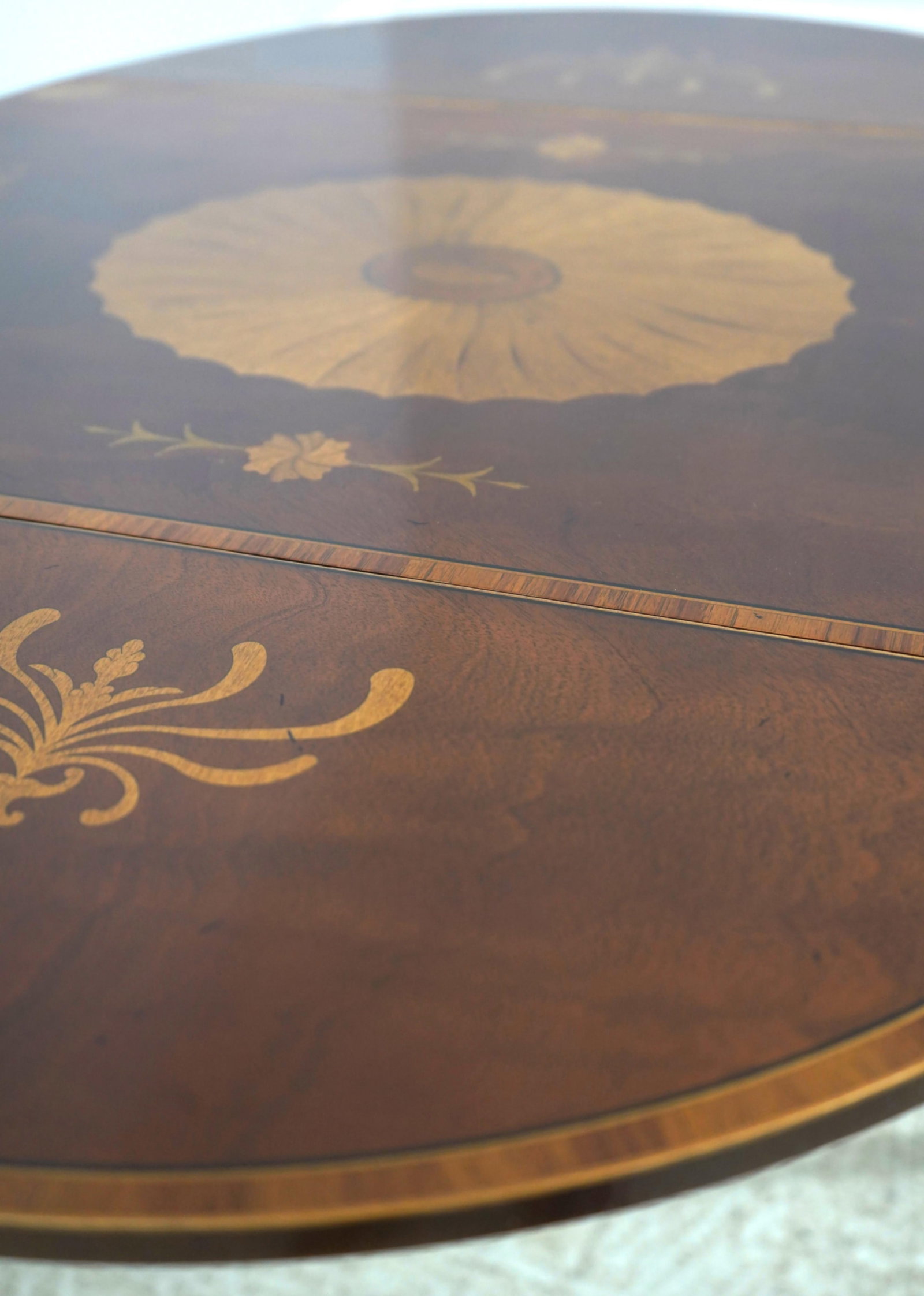 Pair of Baker George III Mahogany Pembroke Drop Side Tables - 9