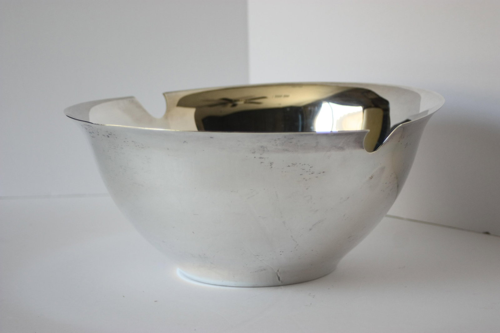 Punch Bowl or Soup Tureen by TsAO & McKown for Swid Powell Vintage 1980s Silverplate - 4