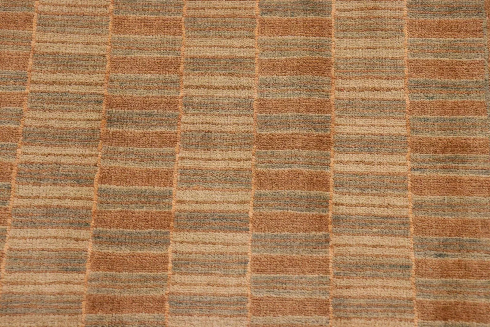 1980s 1980s Boho Chic Gabbeh Brown/Beige Wool Rug - 10'0" X 13'4" - 6