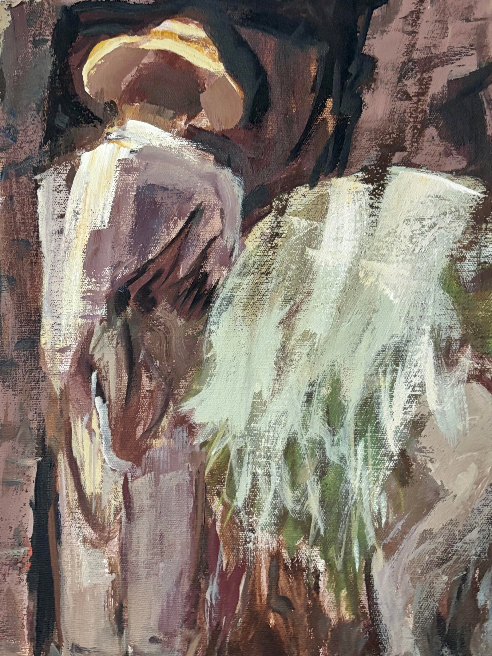 Early 20th Century "Little Donkey" Oil Painting by Renowned Texas Artist, Emily Rutland (1890-1983) - 3