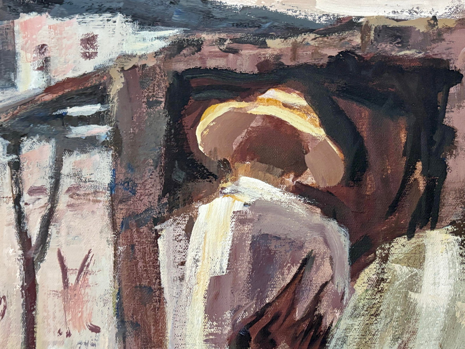 Early 20th Century "Little Donkey" Oil Painting by Renowned Texas Artist, Emily Rutland (1890-1983) - 4