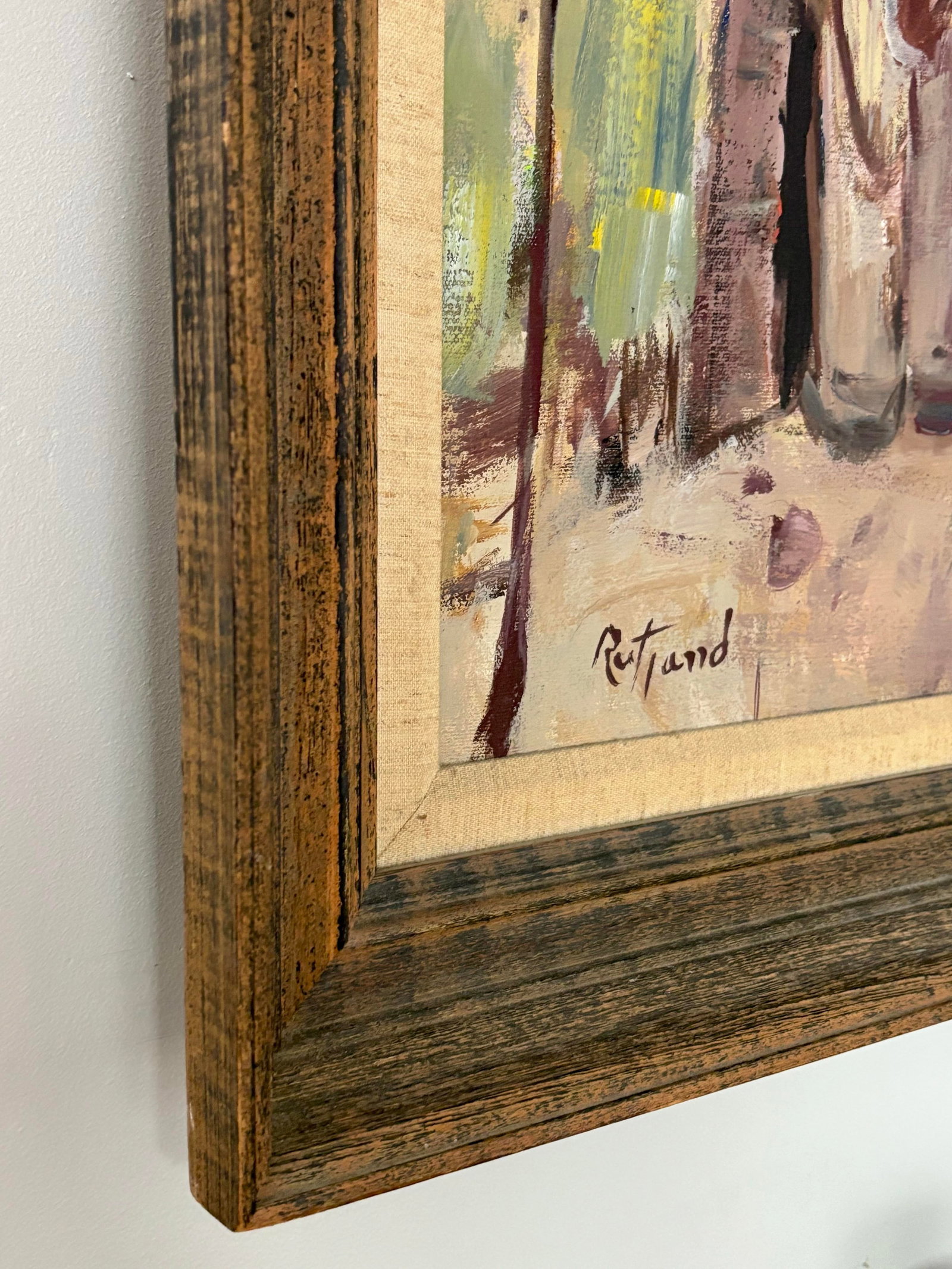 Early 20th Century "Little Donkey" Oil Painting by Renowned Texas Artist, Emily Rutland (1890-1983) - 7