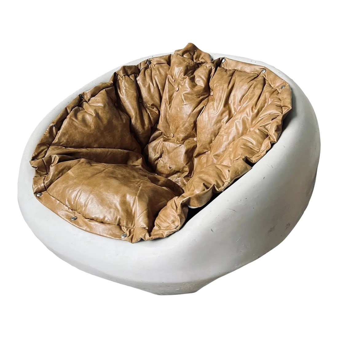1960s Mid-Century Modern Pod Chair Attributed to Mario Sabot (1 of 12)