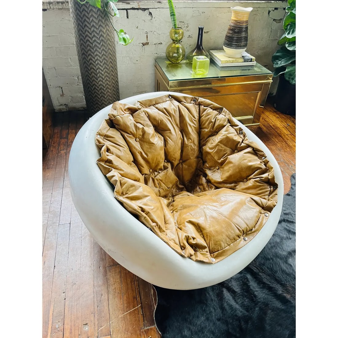 1960s Mid-Century Modern Pod Chair Attributed to Mario Sabot - 7