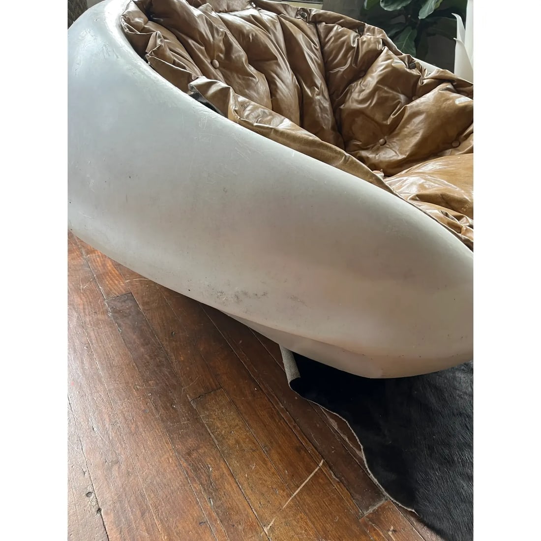 1960s Mid-Century Modern Pod Chair Attributed to Mario Sabot - 8