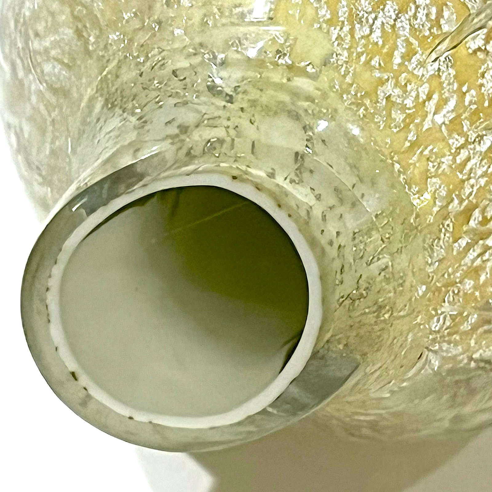 1960's Murano Attributed Gold Bullicante Blown Glass Dolphin - 9