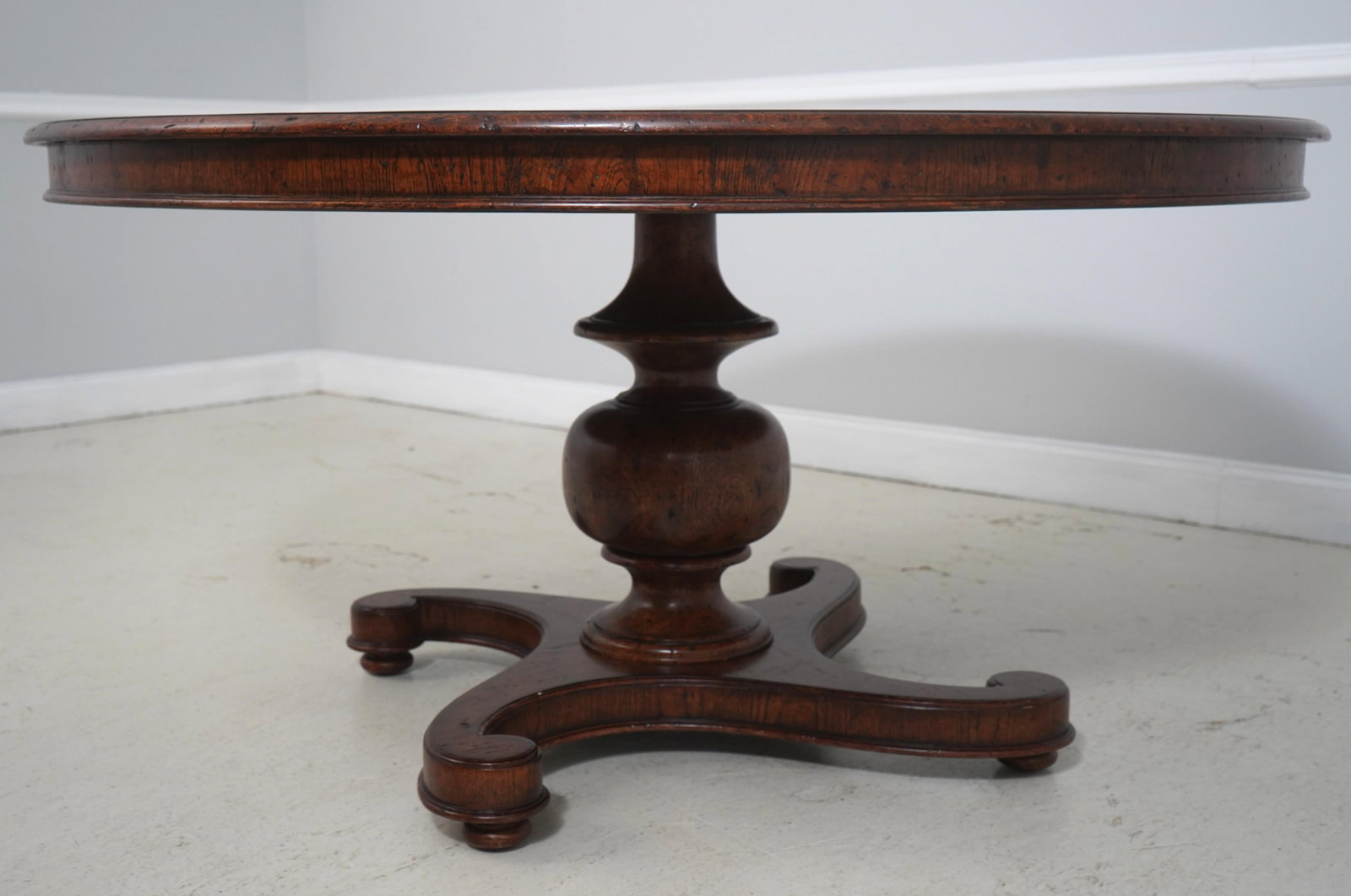 Theodore Alexander Althorp Collection Round Oak Dining Table - 2
