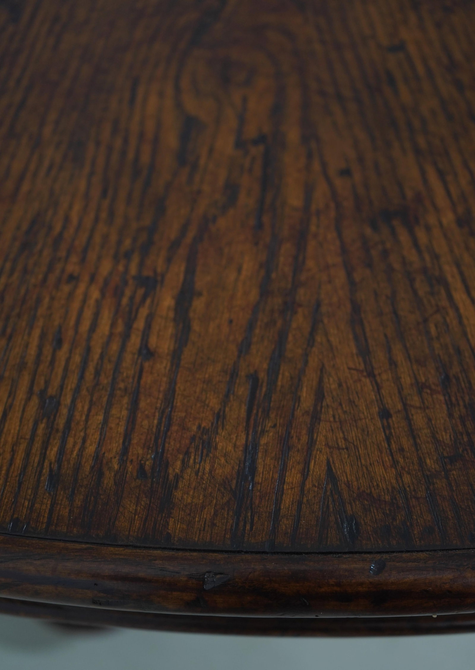 Theodore Alexander Althorp Collection Round Oak Dining Table - 4
