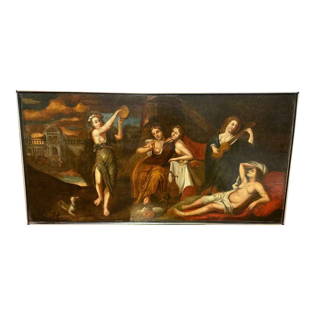 Italy, Late 18th Century Old Master Arcadian Allegory of Music and Pleasure (1 of 14)