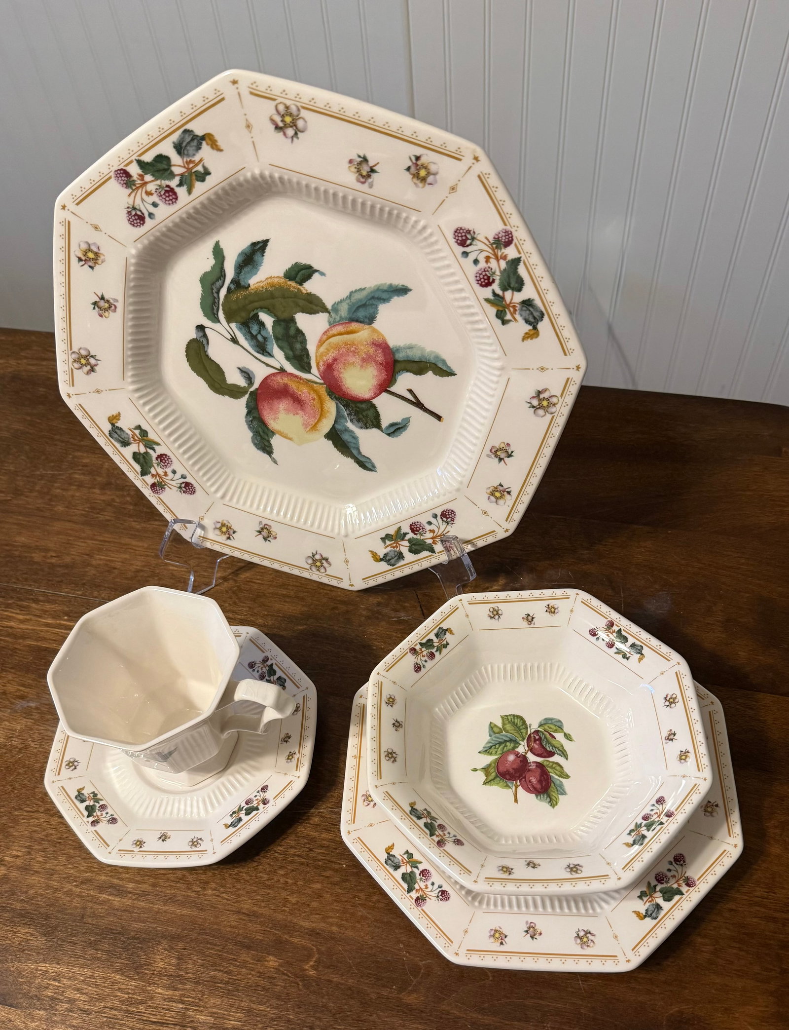1980s Nikko Classic Collection "Orchard" Dinnerware - 16