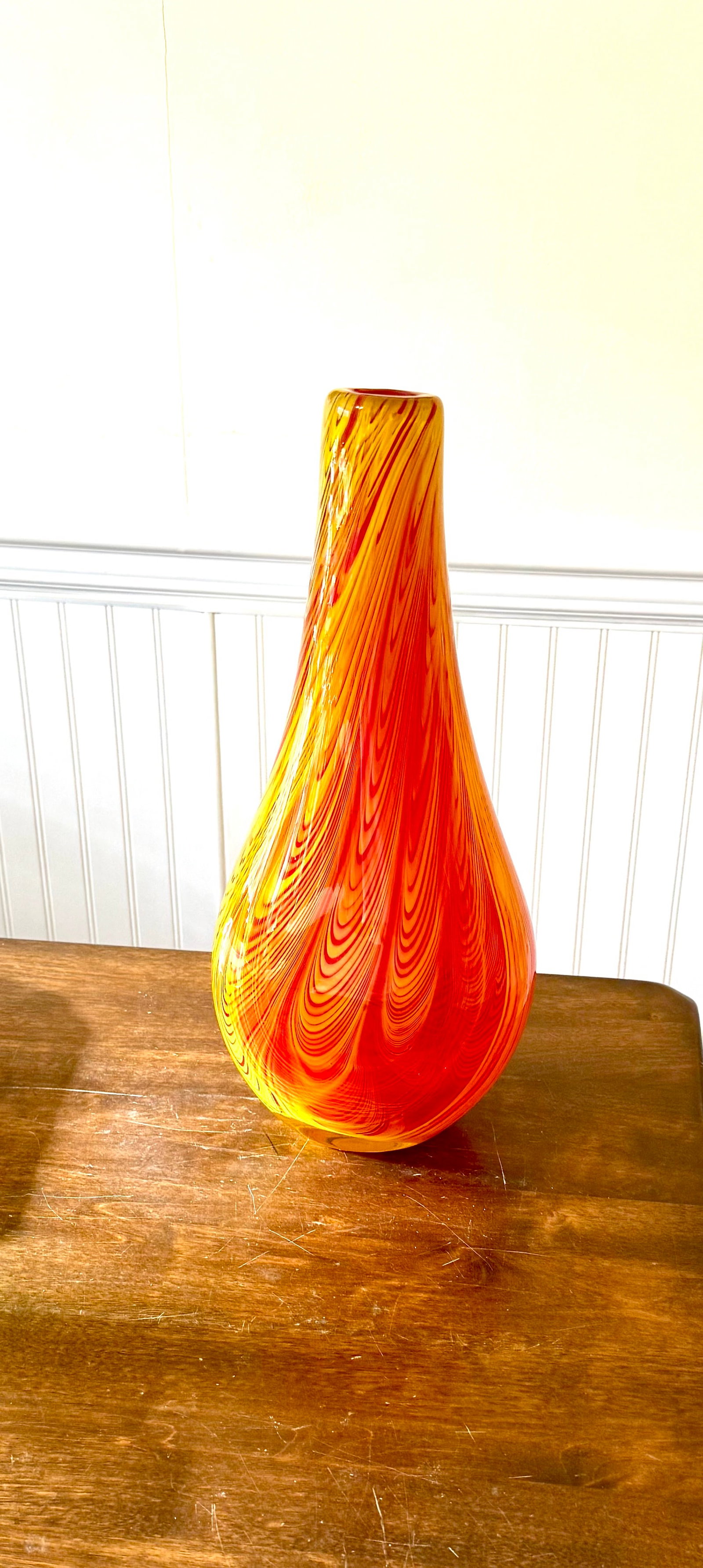 1970s Alexander Kalifano Art Glass Vase - 12