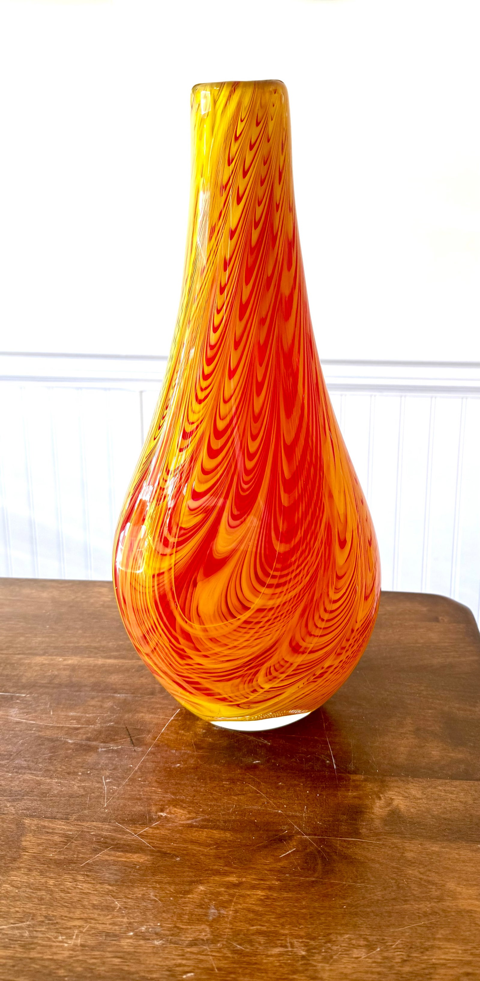 1970s Alexander Kalifano Art Glass Vase - 4
