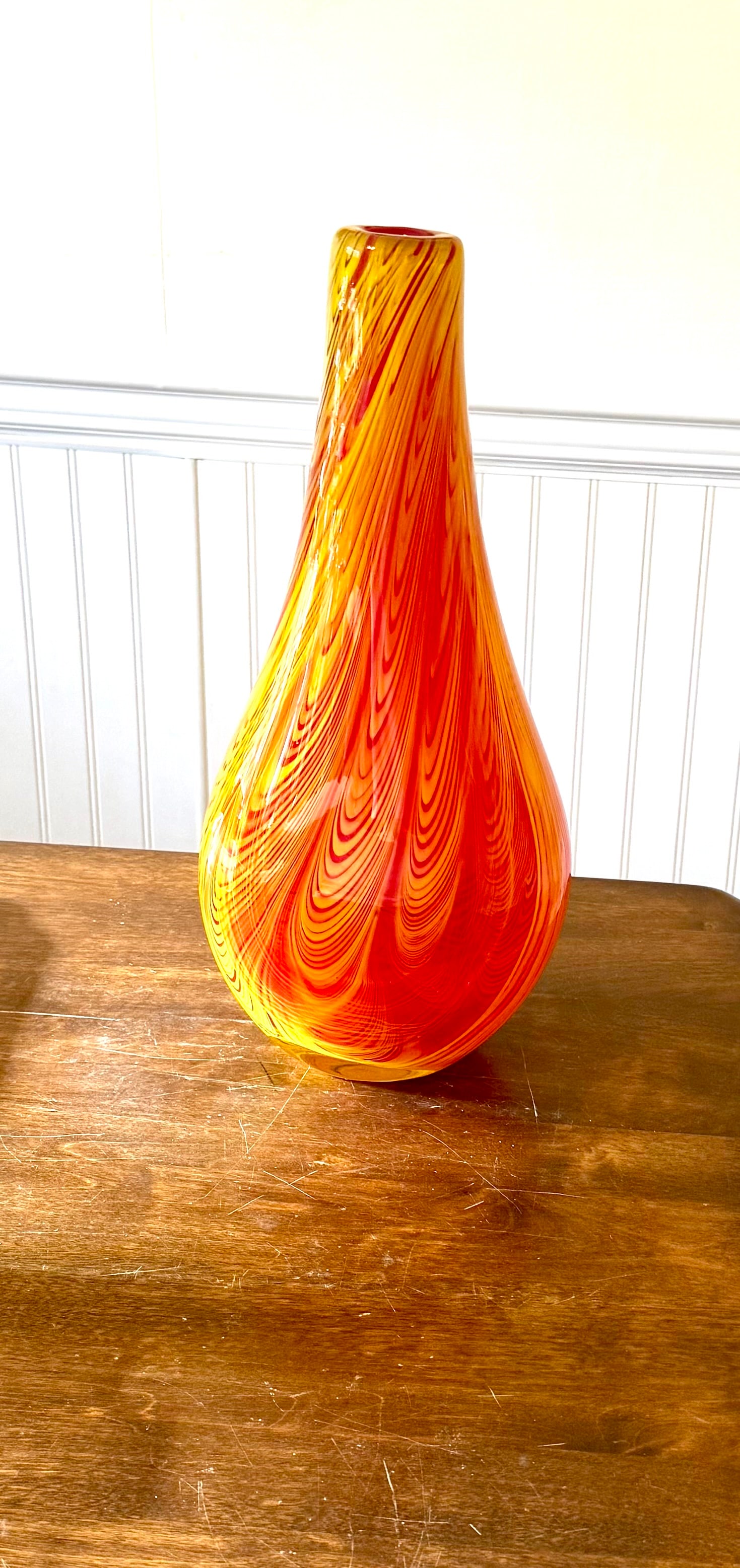 1970s Alexander Kalifano Art Glass Vase - 5