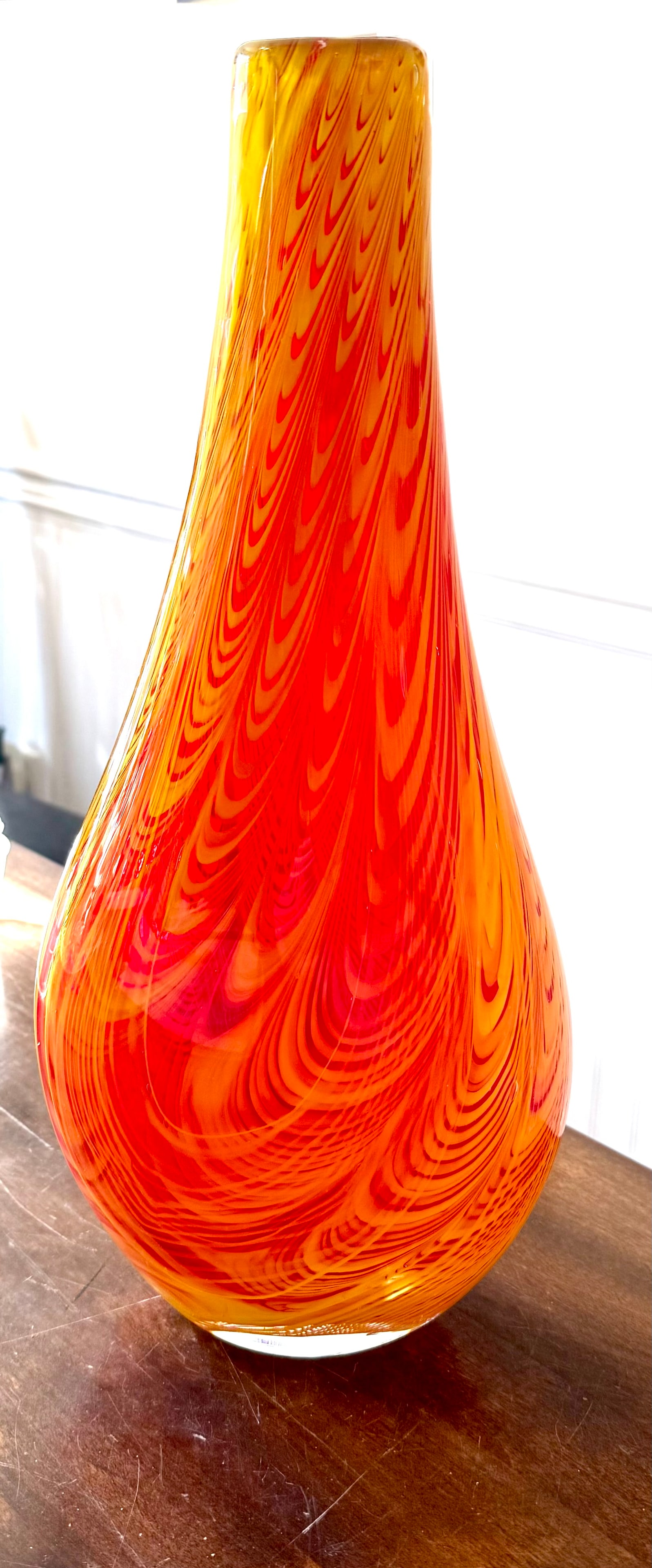 1970s Alexander Kalifano Art Glass Vase - 9