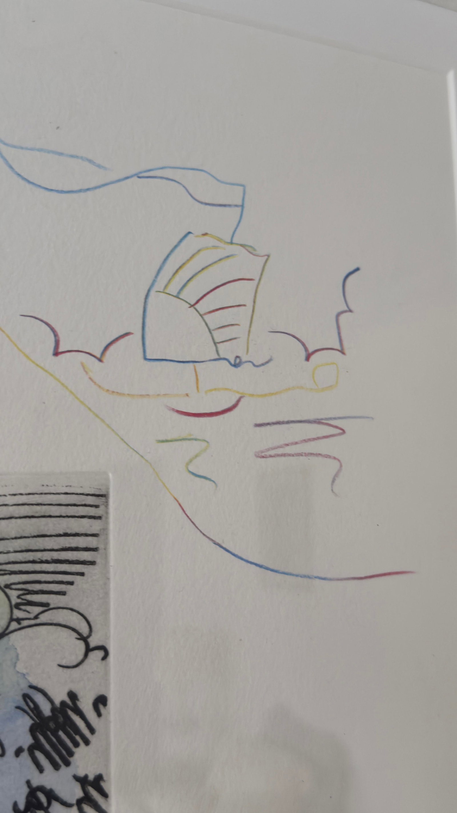 Late 20th Century Peter Max "Better World I I " Hand-Colored Etching With Remarques, Signed Limi - 5