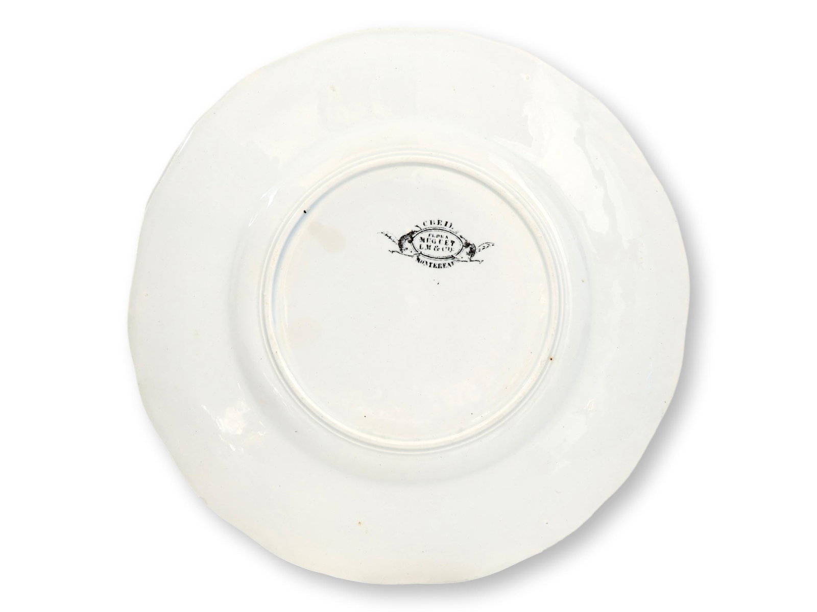 Set of 8 Antique Creil et Montereau Muguet Plates - 8