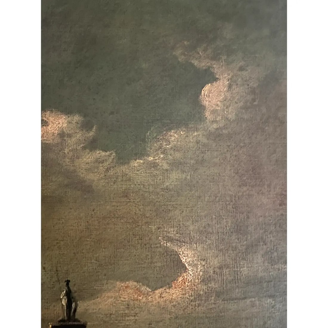 1950s, Mid-Century Venetian Veduta Oil on Canvas Painting of San Marco, Venice, in Gilt Frame - 11