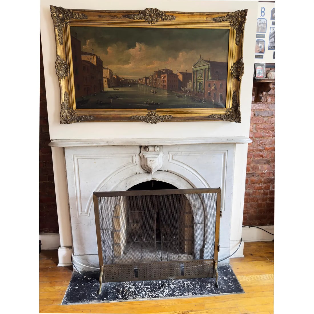 Mid-Century, 1950s Venetian Veduta Oil on Canvas Painting, Signed by Giorgio Guarana - 6