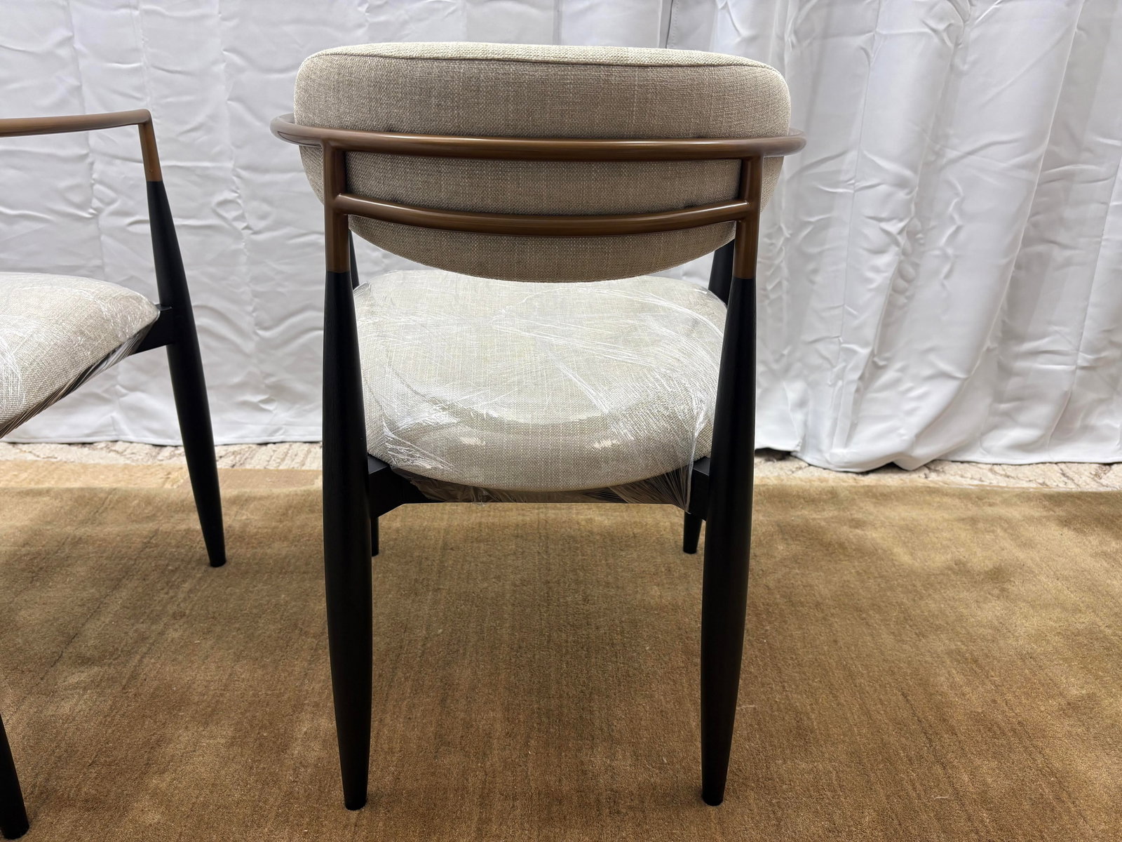 Set of Two Arhaus Jagger Dining Arm Chairs - 10