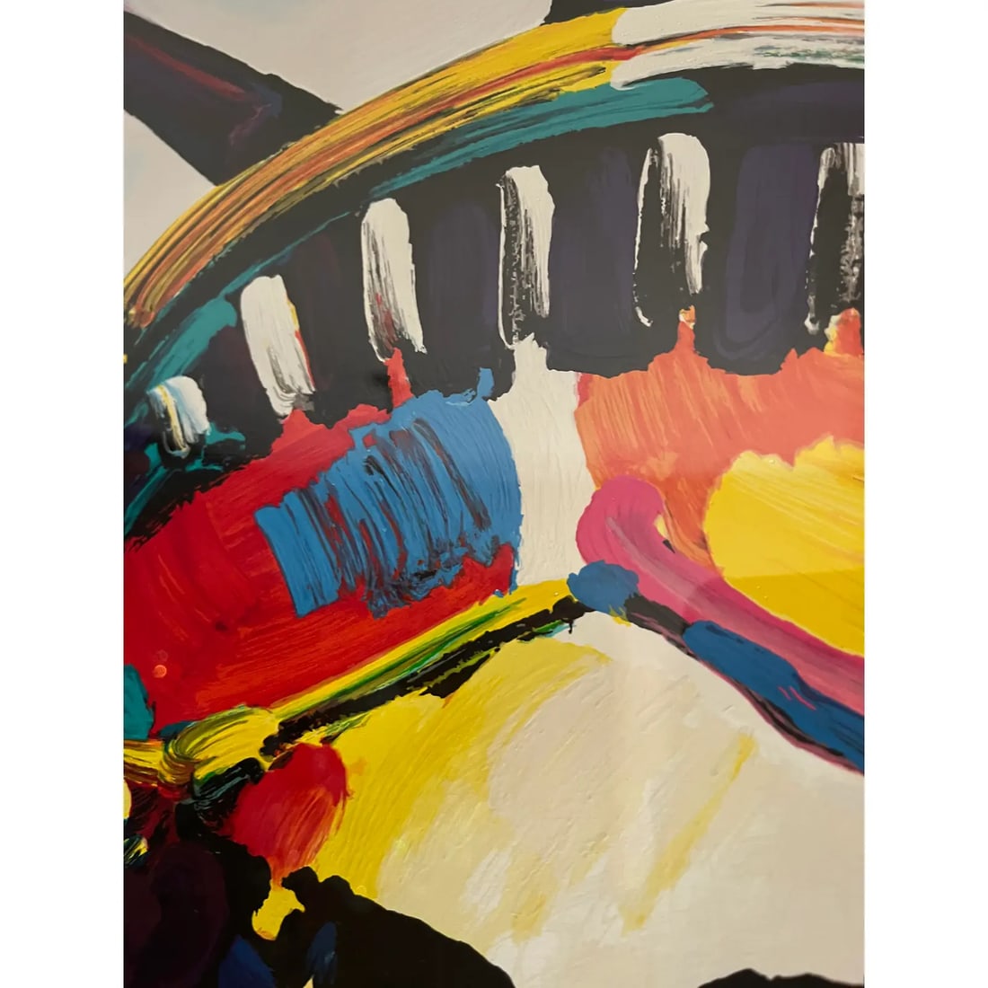 Late 20th Century Peter Max, "Liberty Head" Serigraph Ini Color, Signed - 3
