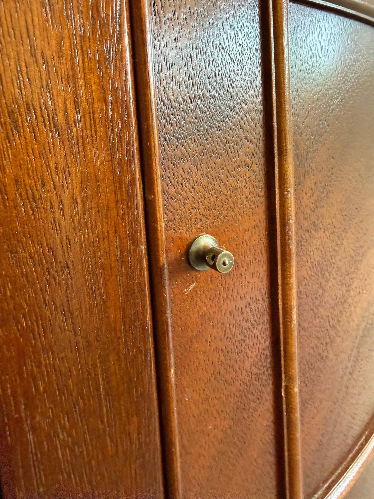 Late 20th Century Baker Furniture Historic Charleston Mahogany Demilune Cabinet or Sideboard - 14
