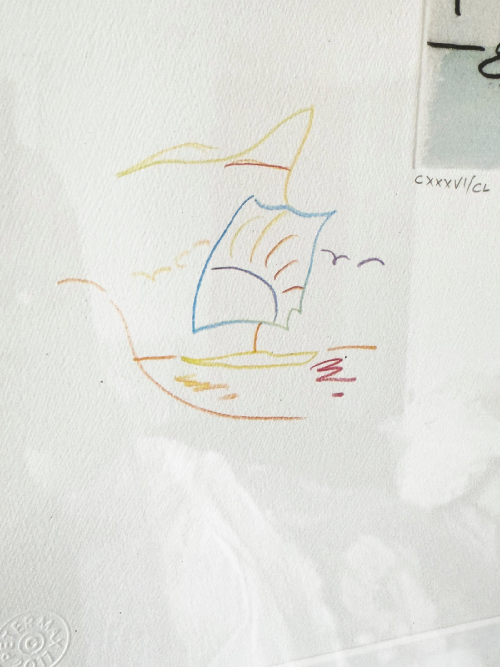 Late 20th Century Peter Max "Vase of Flowers II " Hand-Colored Etching With Remarques, Signed Limite - 6