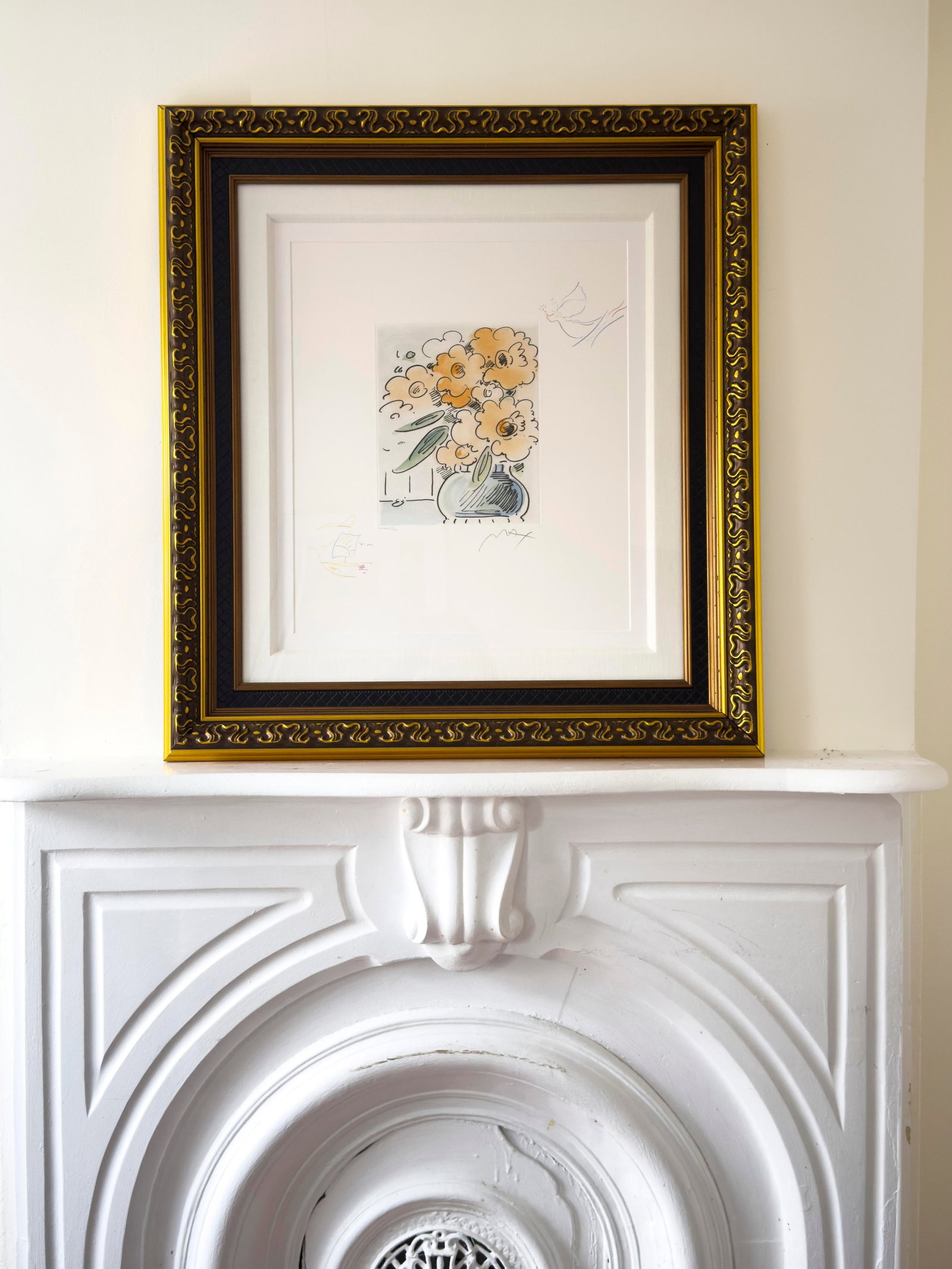 Late 20th Century Peter Max "Vase of Flowers II " Hand-Colored Etching With Remarques, Signed Limite - 7