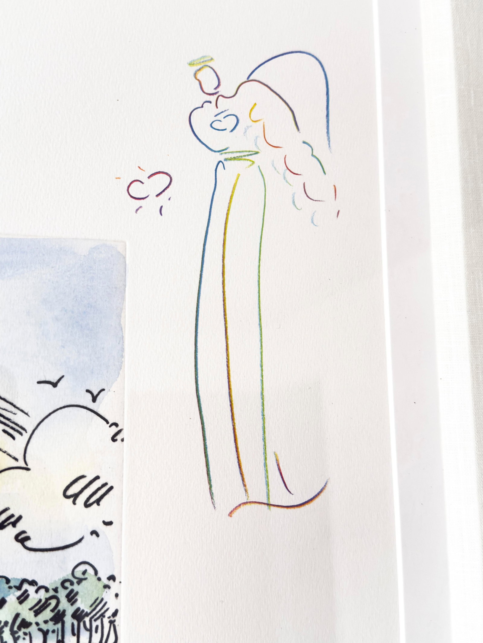 Late 20th Century Peter Max "Without Borders" Hand-Colored Etching With Remarques, Signed Limited Ed - 5