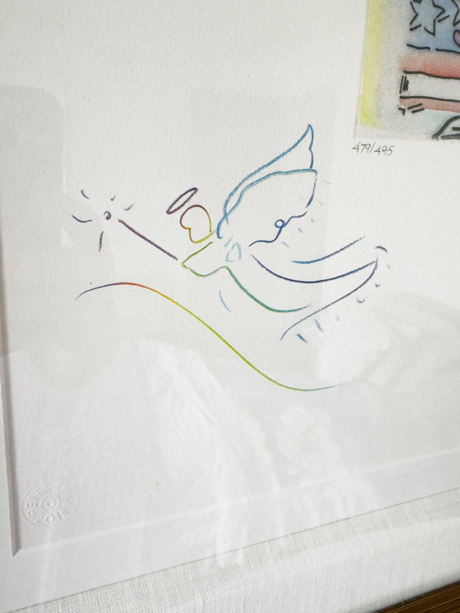 Late 20th Century Peter Max "God Bless America" Hand-Colored Etching With Remarques, Signed Limited - 6
