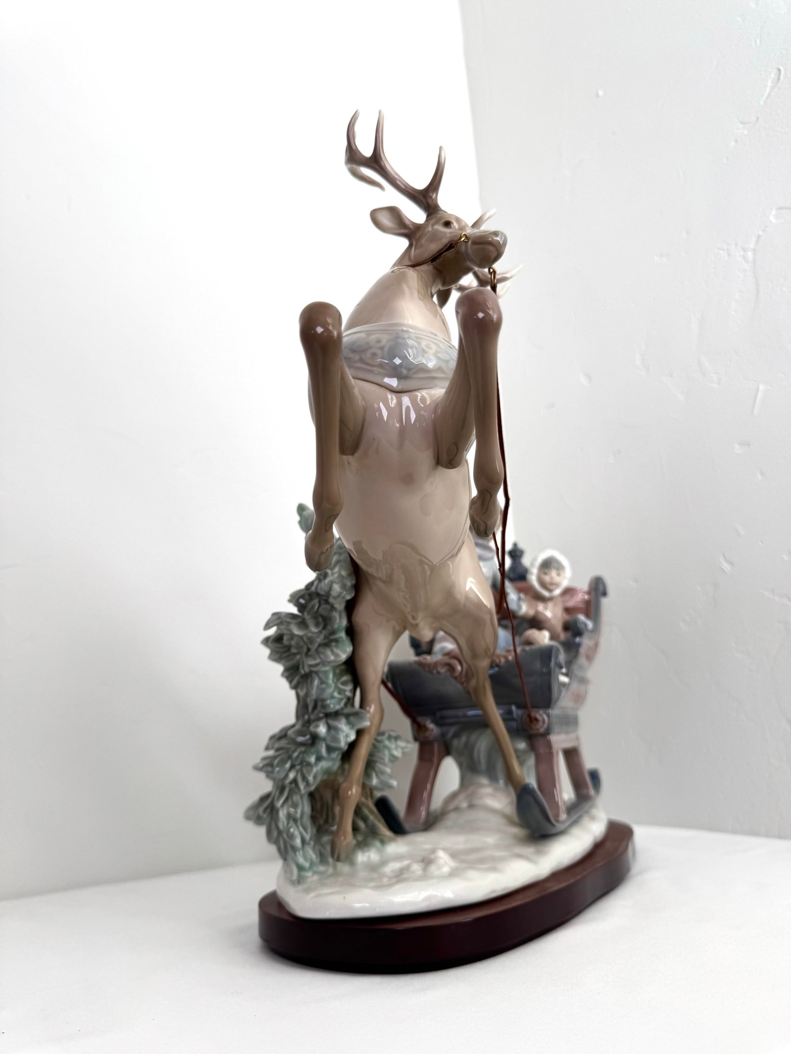 LladrÃ³ "Winter Wonderland" #1429 – Rare Christmas Reindeer & Sleigh Figurine - 11