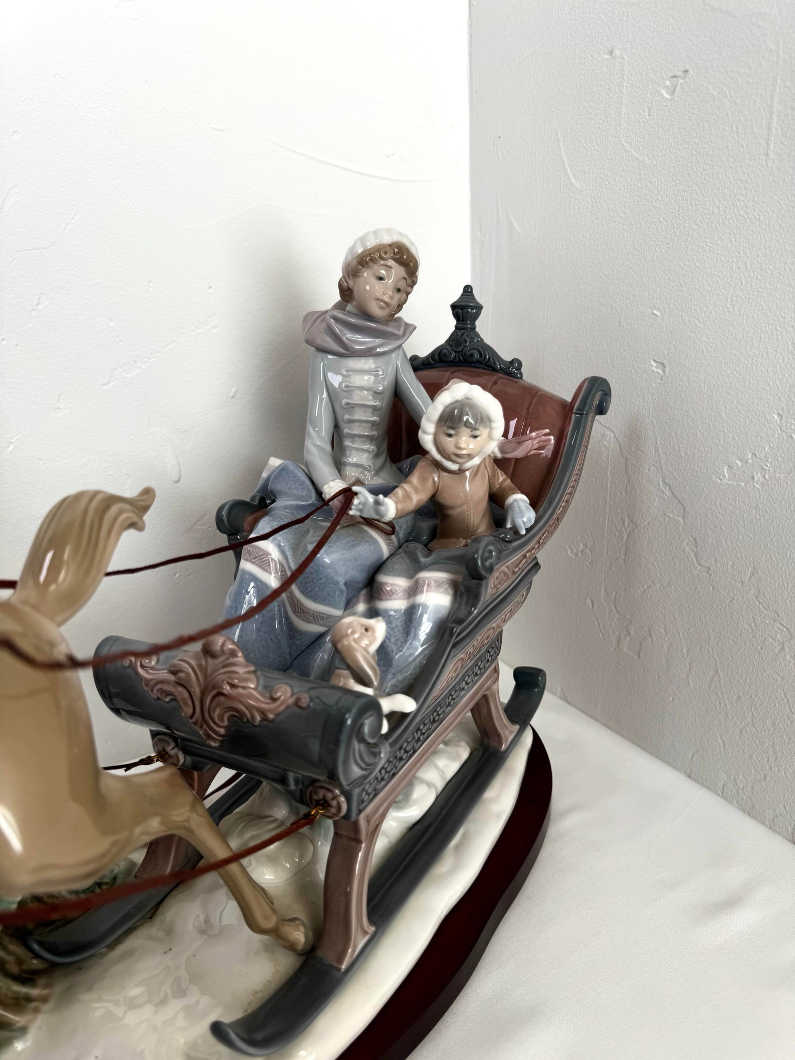 LladrÃ³ "Winter Wonderland" #1429 – Rare Christmas Reindeer & Sleigh Figurine - 6