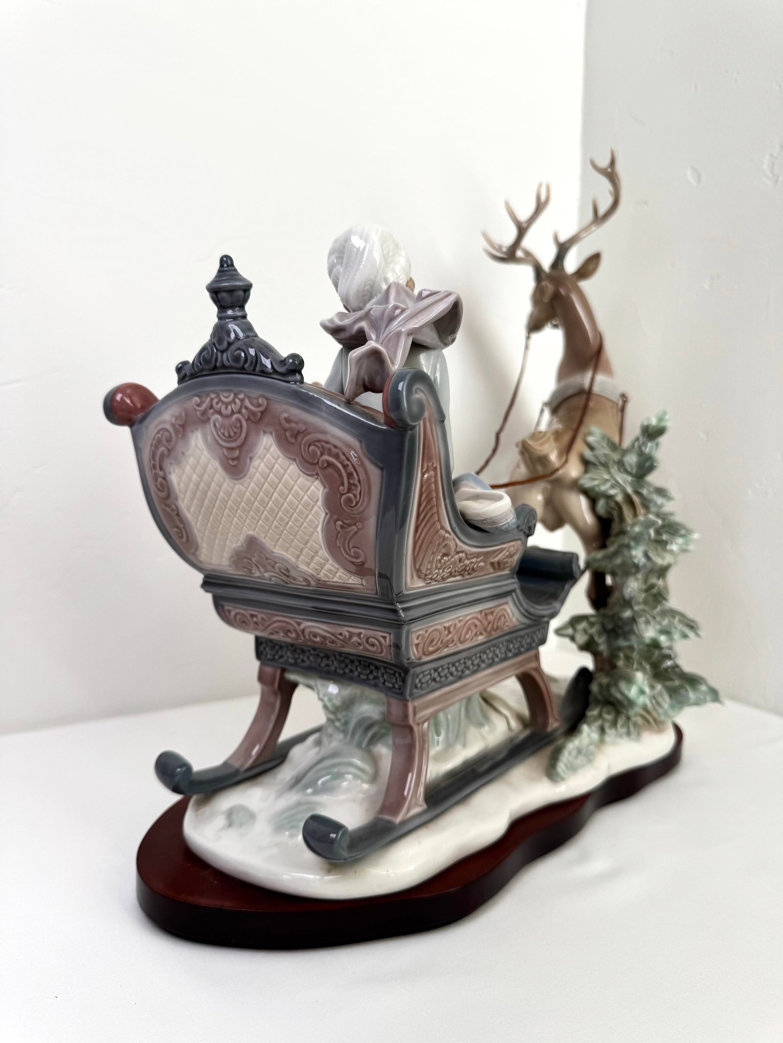 LladrÃ³ "Winter Wonderland" #1429 – Rare Christmas Reindeer & Sleigh Figurine - 9