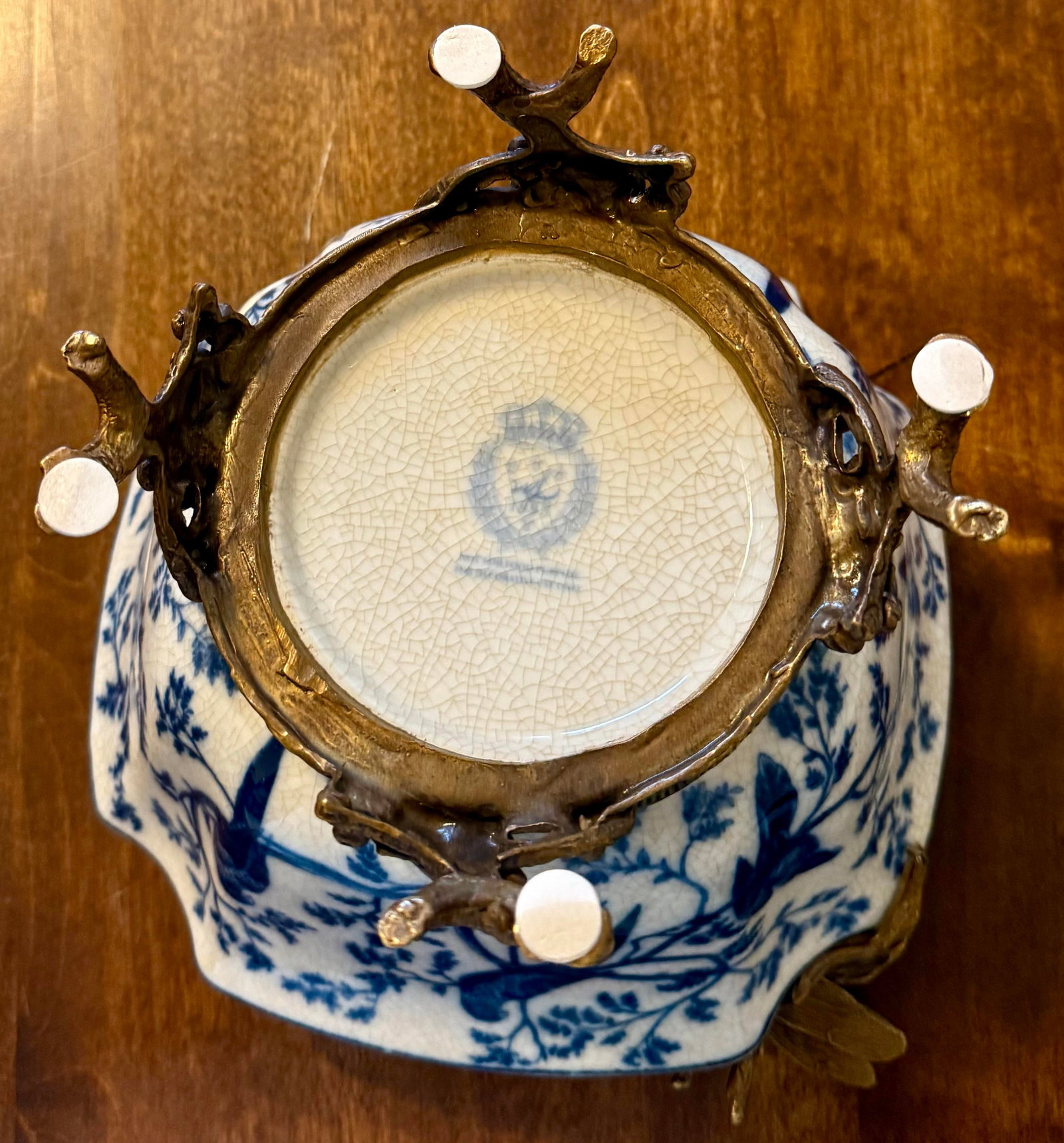 Royal Copenhagen Dragonfly Ormolu Bowl - 7