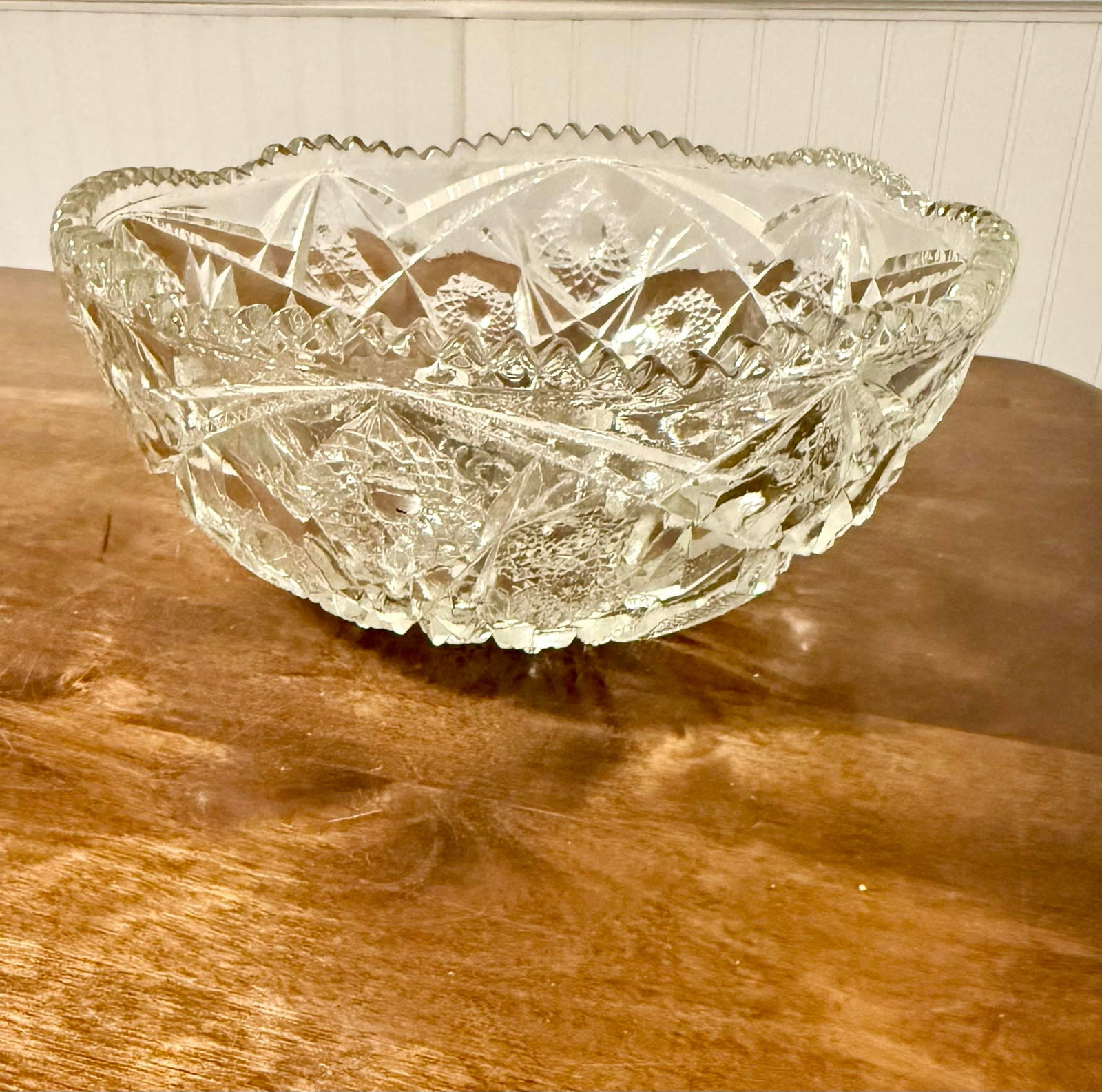 American Brilliant Cut Glass Bowl - 10