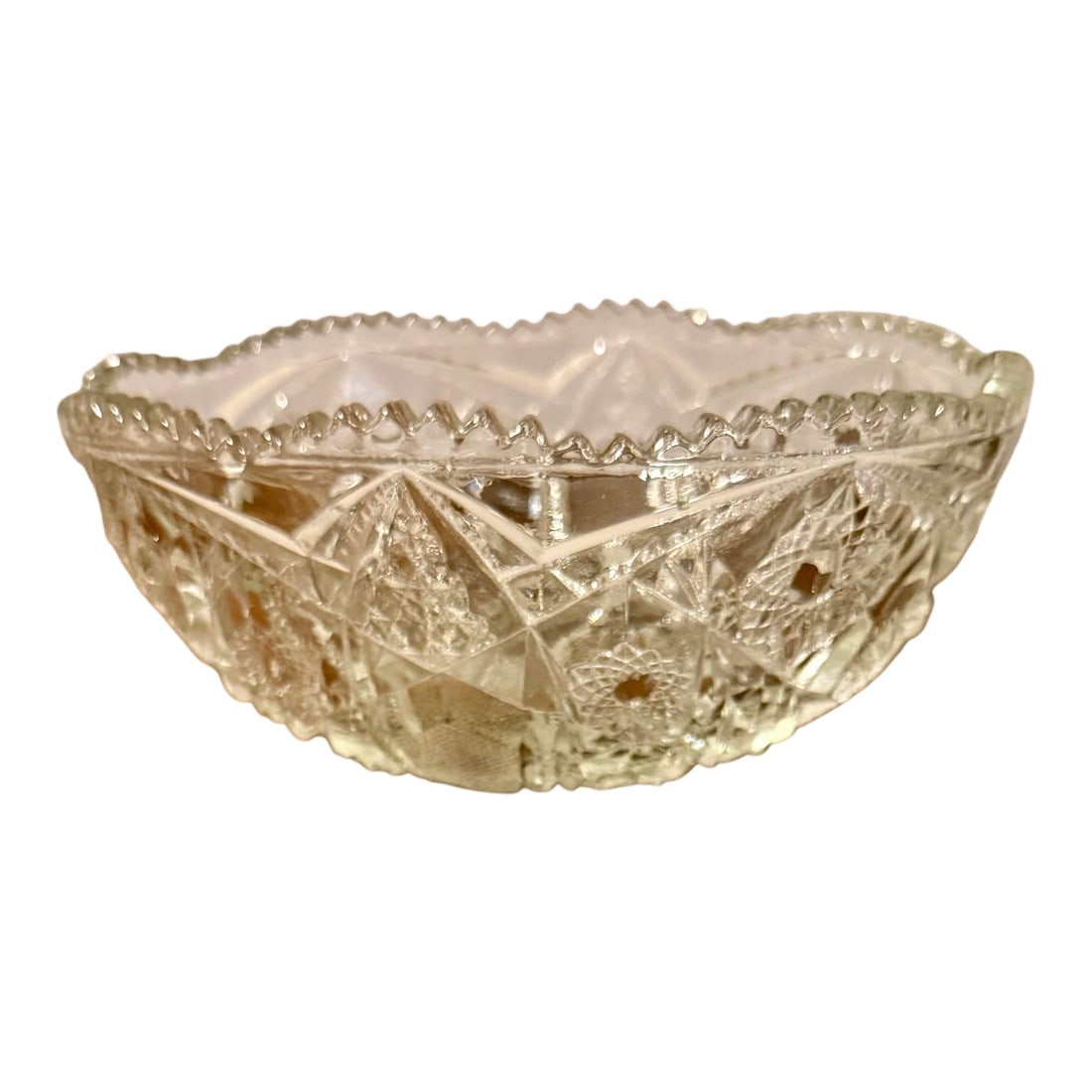 American Brilliant Cut Glass Bowl (1 of 12)