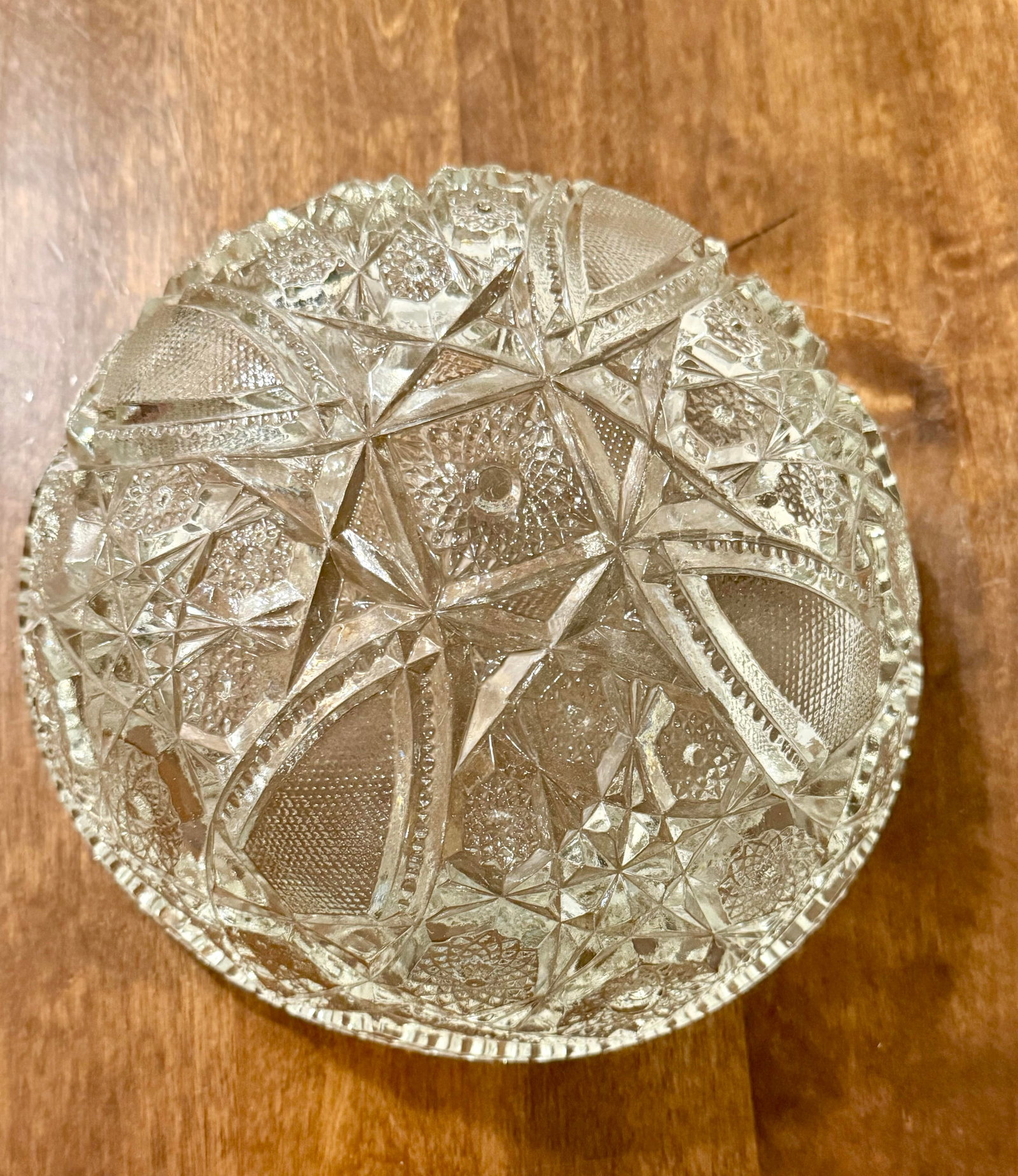 American Brilliant Cut Glass Bowl - 2