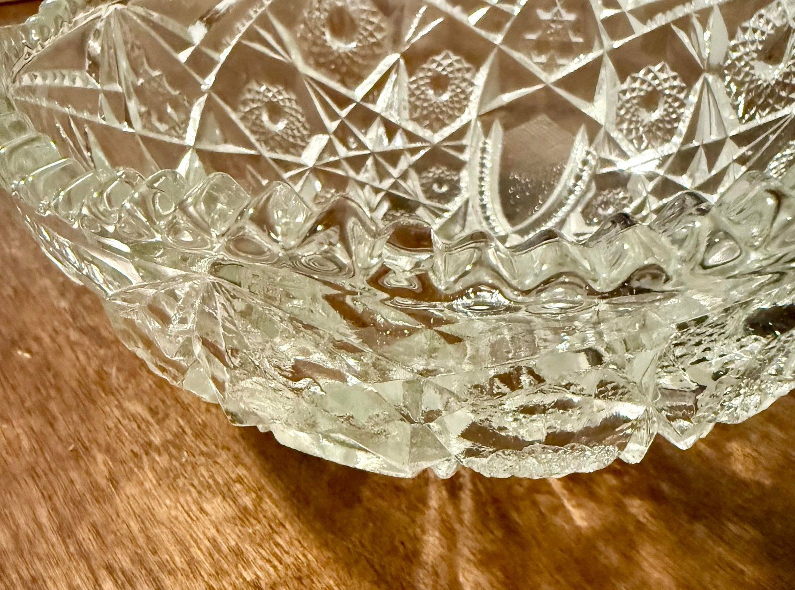 American Brilliant Cut Glass Bowl - 5