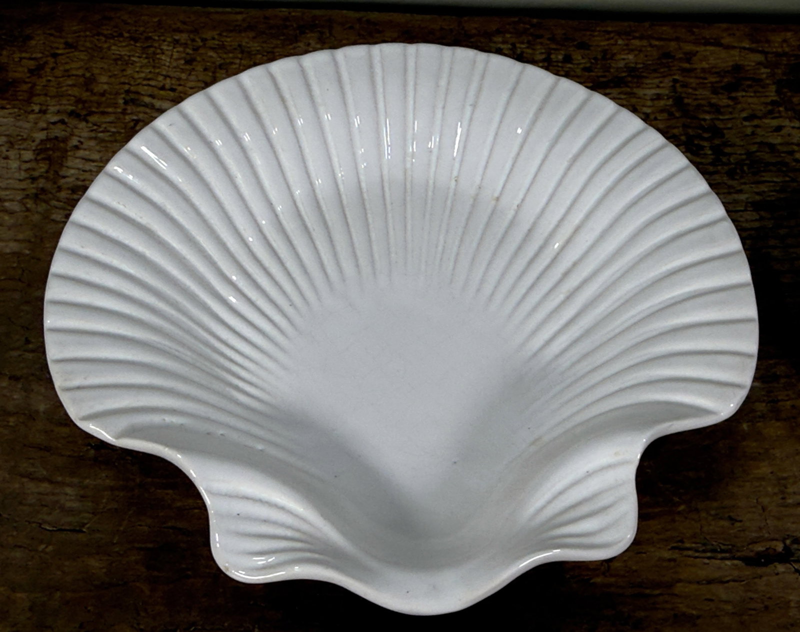 Williams Sonoma Portugal White Ceramic Scallop Shell Plates - Set of 4 - 4